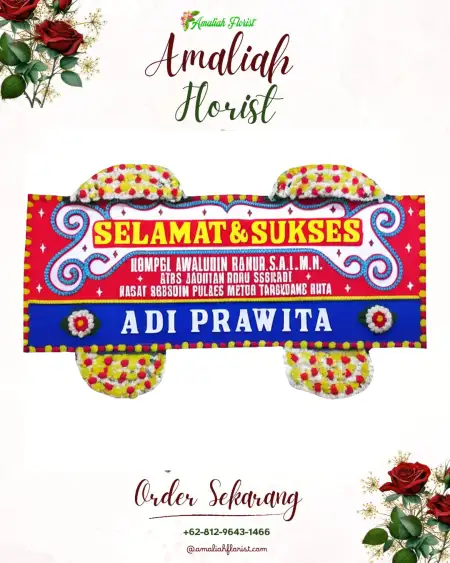 Papan Bunga Ucapan Selamat Proyonanggan Selatan